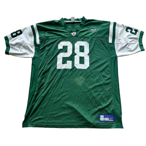 VTG Authentic New York Jets Curtis Martin Jersey Mens Size 56 NFL On Field #28